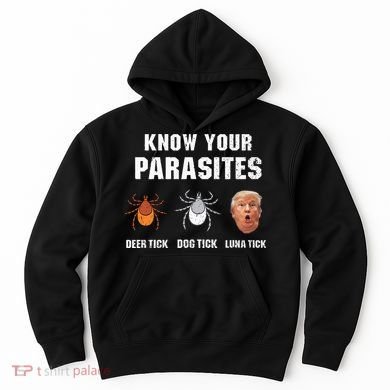 Know Your Parasites Funny Anti Trump Hoodie