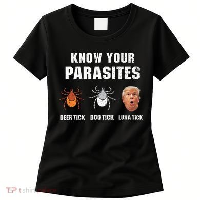 Know Your Parasites Funny Anti Trump Women's T-Shirt