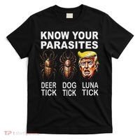 Know Your Parasites Anti Trump Funny Luna Tick Democrat T-Shirt thumb 0
