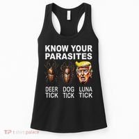 Know Your Parasites Anti Trump Funny Luna Tick Democrat Women's Tank Top thumb 0
