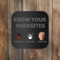 Know Your Parasites Anti Trump Resist Coaster thumb 0