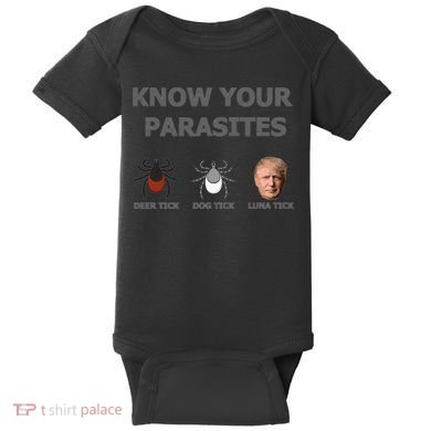 Know Your Parasites Anti Trump Resist Baby Bodysuit
