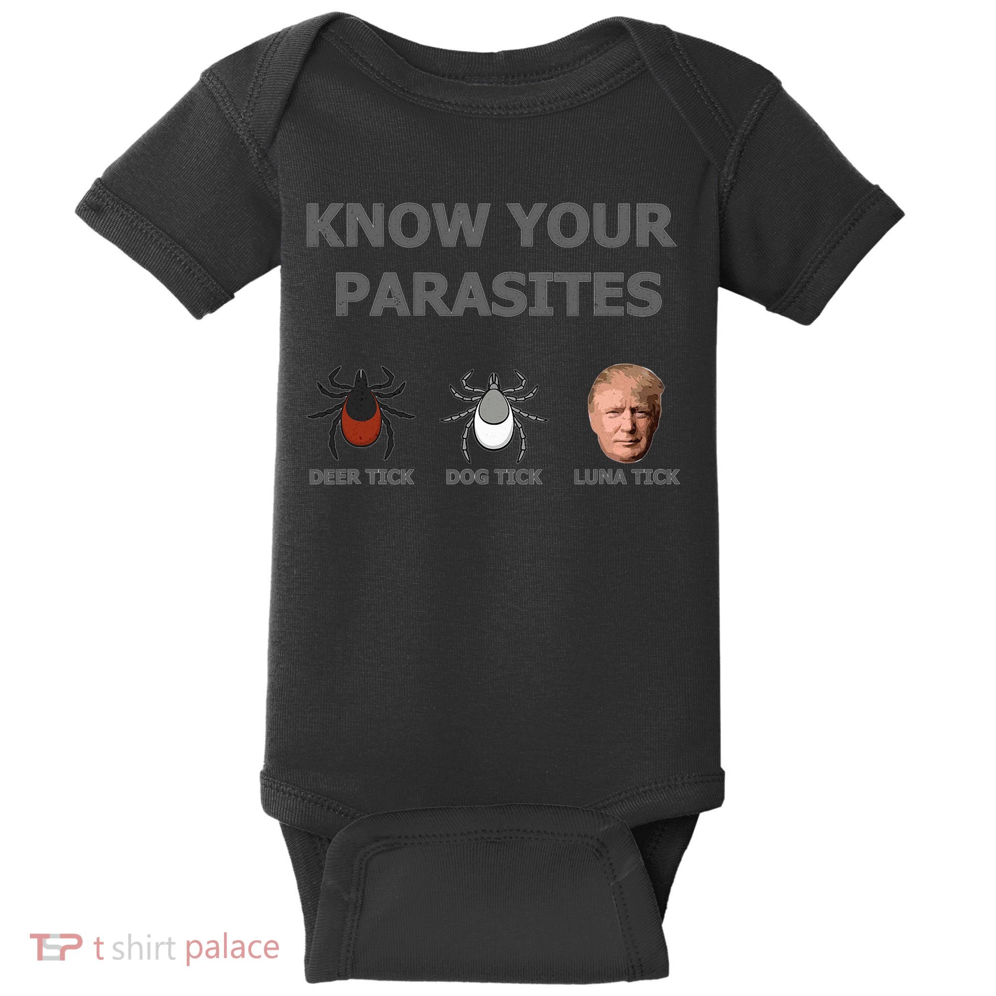 Know Your Parasites Anti Trump Resist Baby Bodysuit
