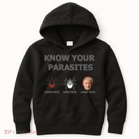 Know Your Parasites Anti Trump Resist Kids Hoodie thumb 0
