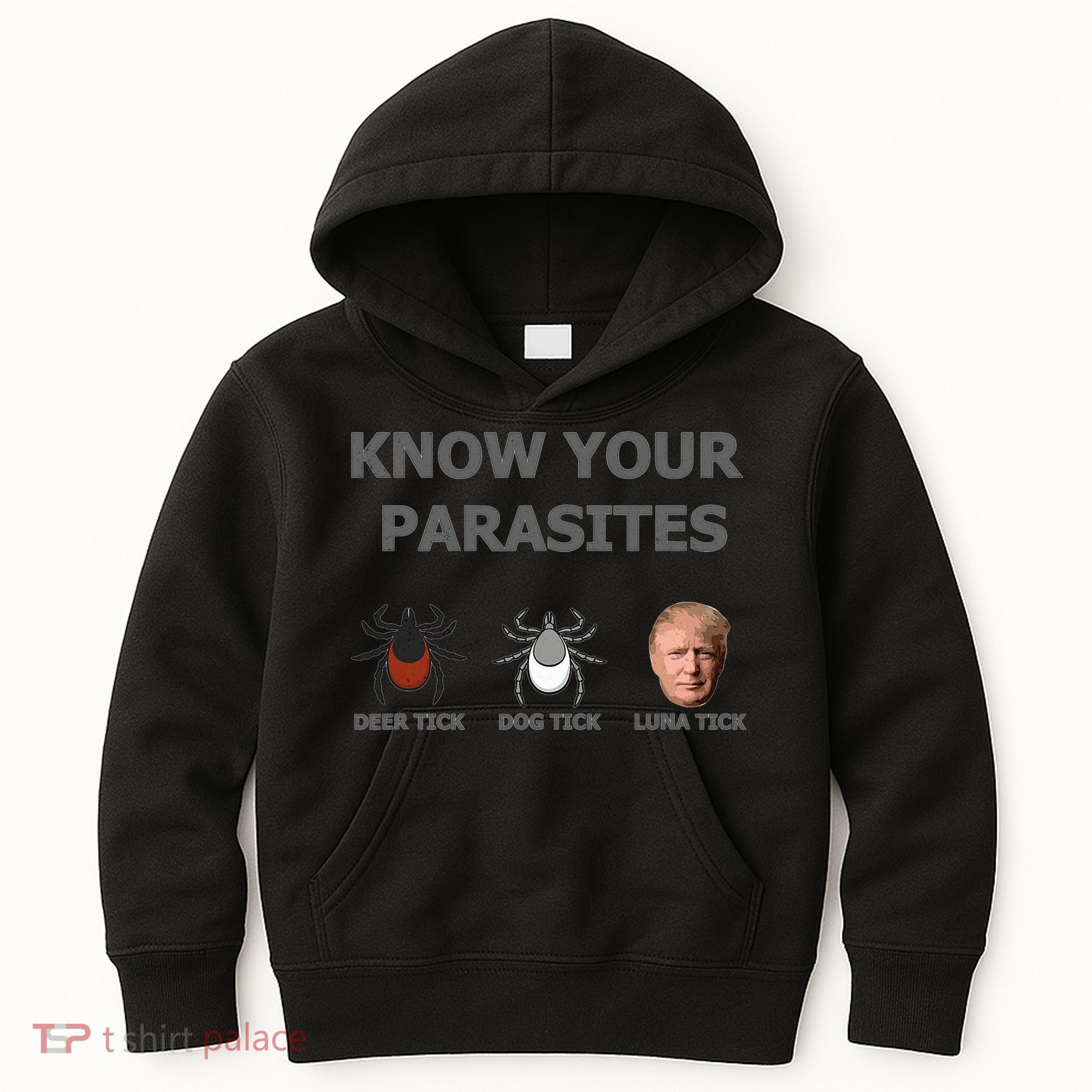 Know Your Parasites Anti Trump Resist Kids Hoodie