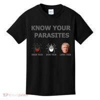 Know Your Parasites Anti Trump Resist Kids T-Shirt thumb 0