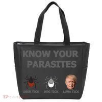 Know Your Parasites Anti Trump Resist Tote Bag thumb 0