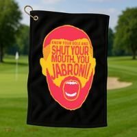 Know Your Role And Shut Your Mouth Golf Towel thumb 1