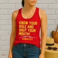 Know Your Role And Shut Your Mouth Kansas City Women's Tank Top thumb 2