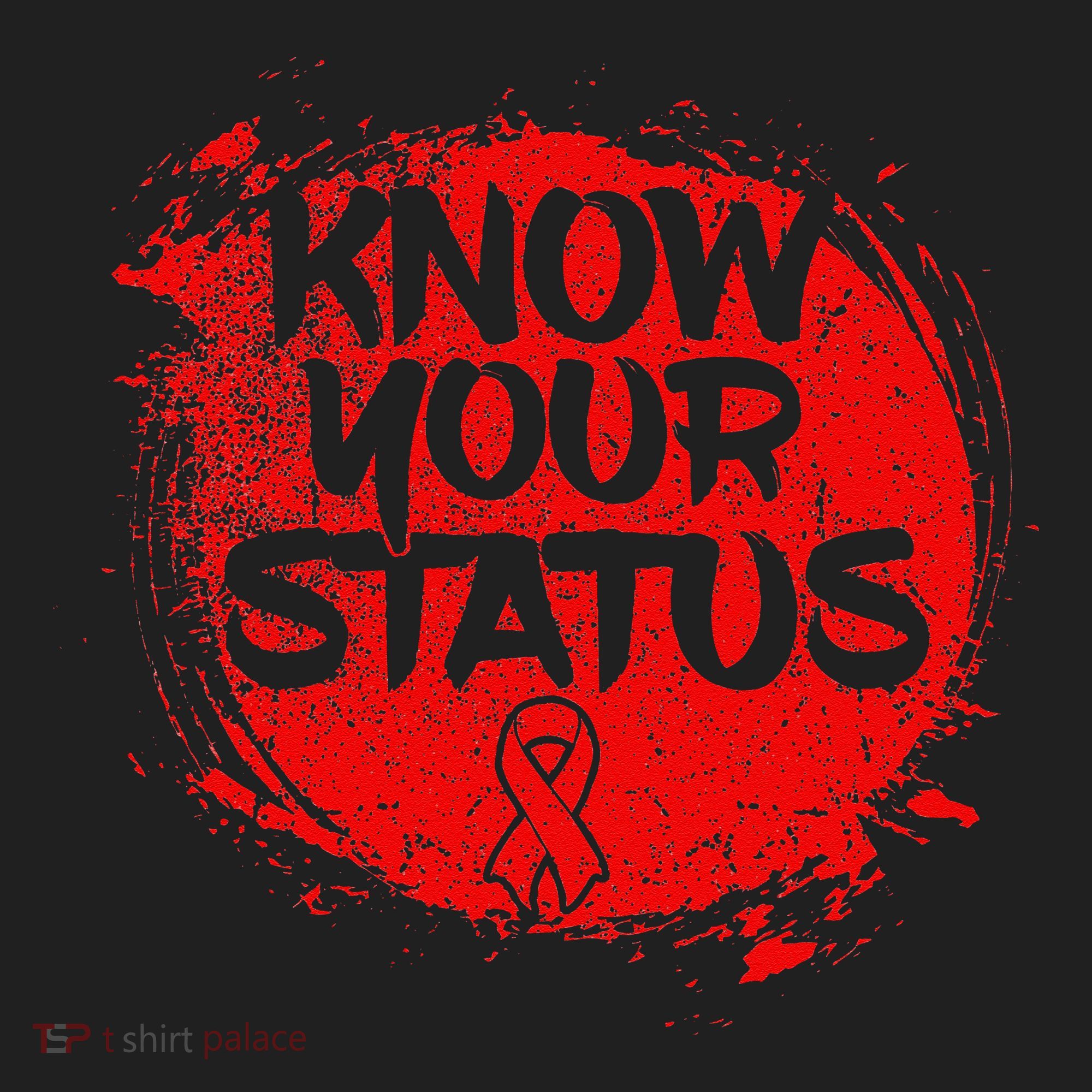 Know Your Status World Hiv Aids Awareness Day Red Ribbon Beanie