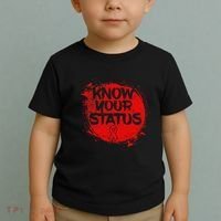 Know Your Status World Hiv Aids Awareness Day Red Ribbon Toddler T-Shirt thumb 2
