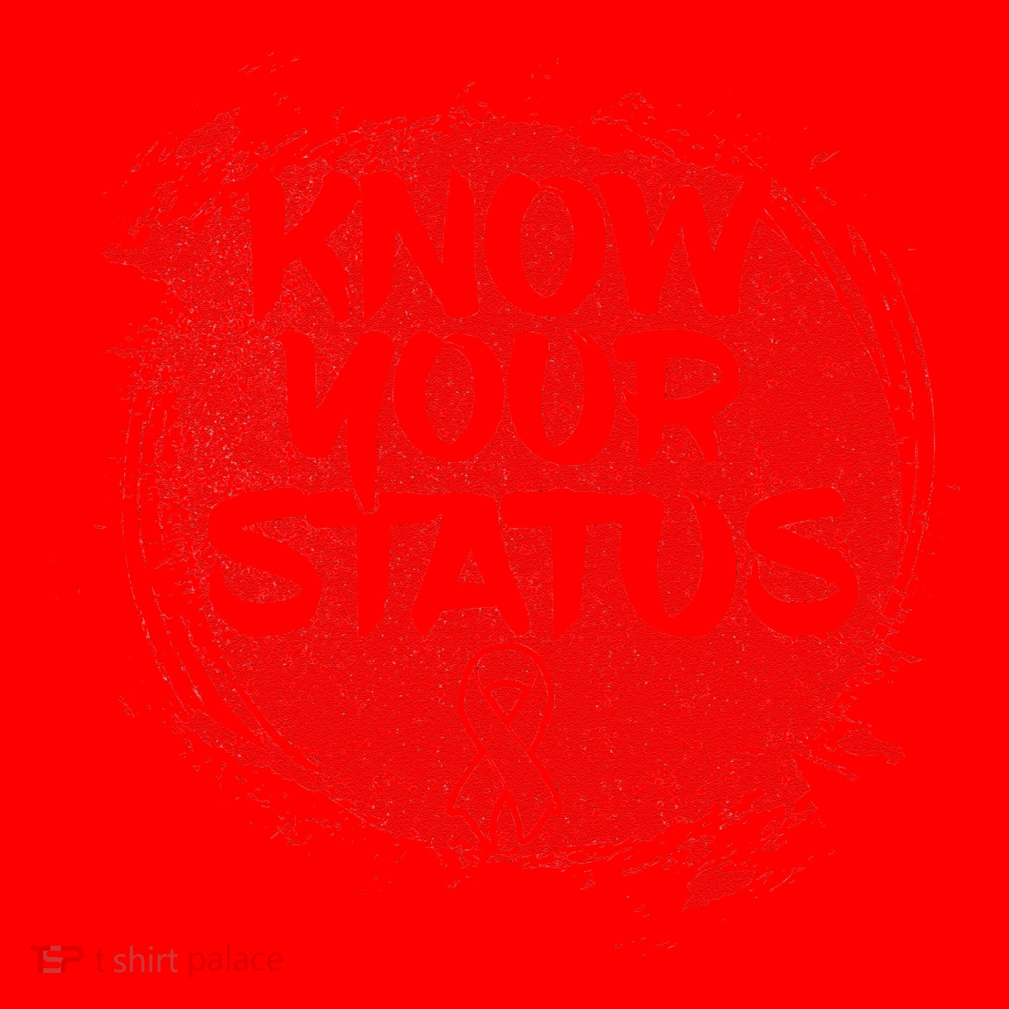 Know Your Status World Hiv Aids Awareness Day Red Ribbon Santa Hat