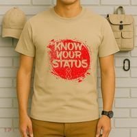 Know Your Status World Hiv Aids Awareness Day Red Ribbon T-Shirt thumb 6
