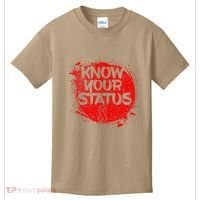Know Your Status World Hiv Aids Awareness Day Red Ribbon Kids T-Shirt thumb 0