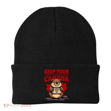 Keep Your Tiny Hands Off Canada Is Not For Sale Funny Beanie