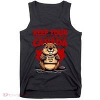 Keep Your Tiny Hands Off Canada Is Not For Sale Funny Tank Top thumb 0