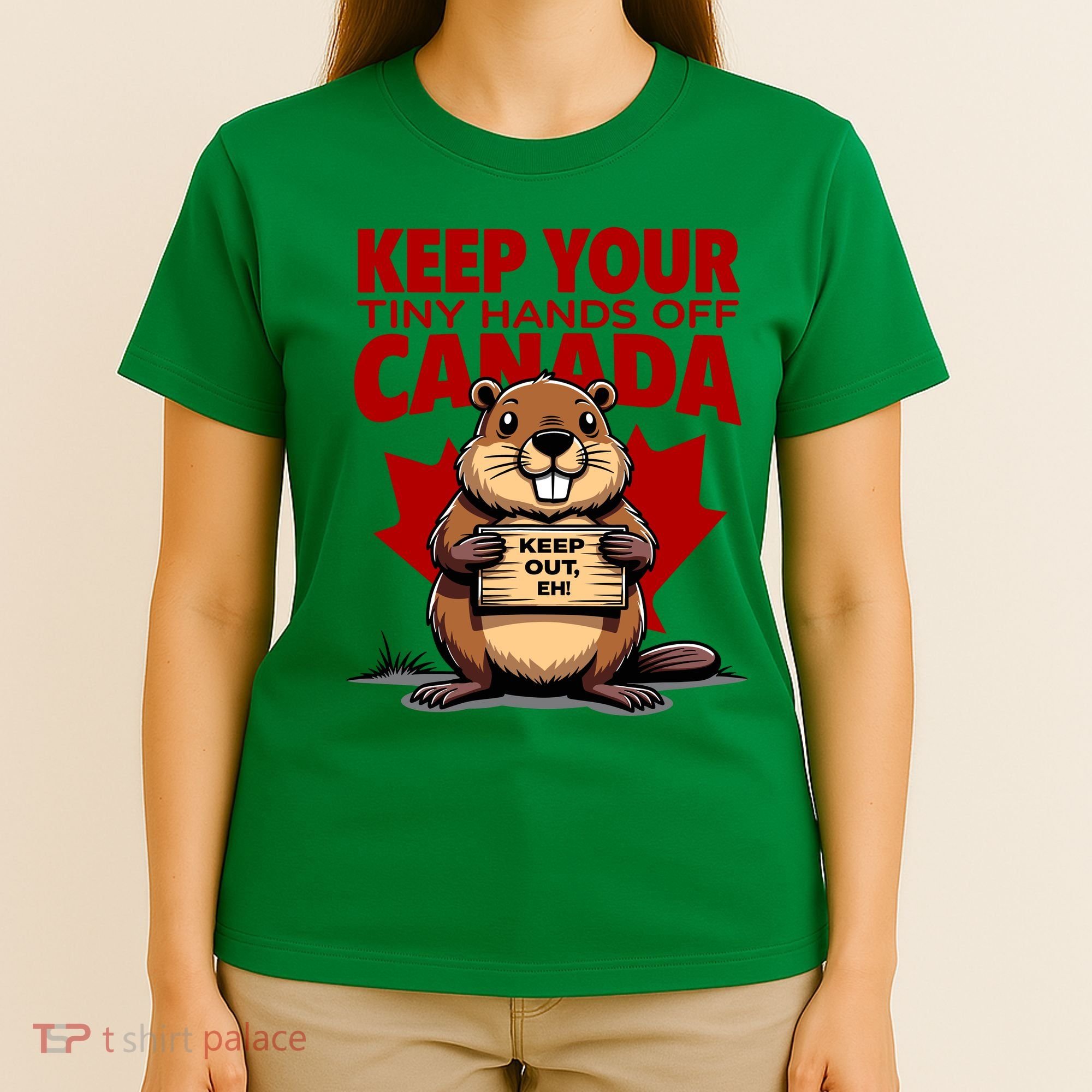 Keep Your Tiny Hands Off Canada Is Not For Sale Funny T-Shirt