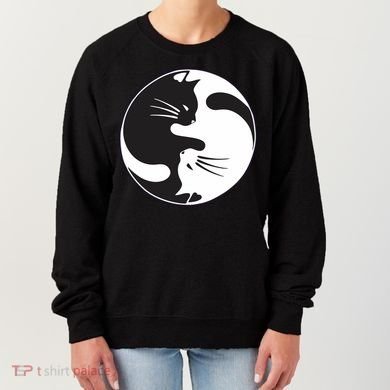 Kawaki Ying Yang Cat Women's Sweatshirt