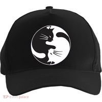 Kawaki Ying Yang Cat Five-Panel Snapback Cap thumb 0