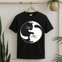 Kawaki Ying Yang Cat T-Shirt thumb 2