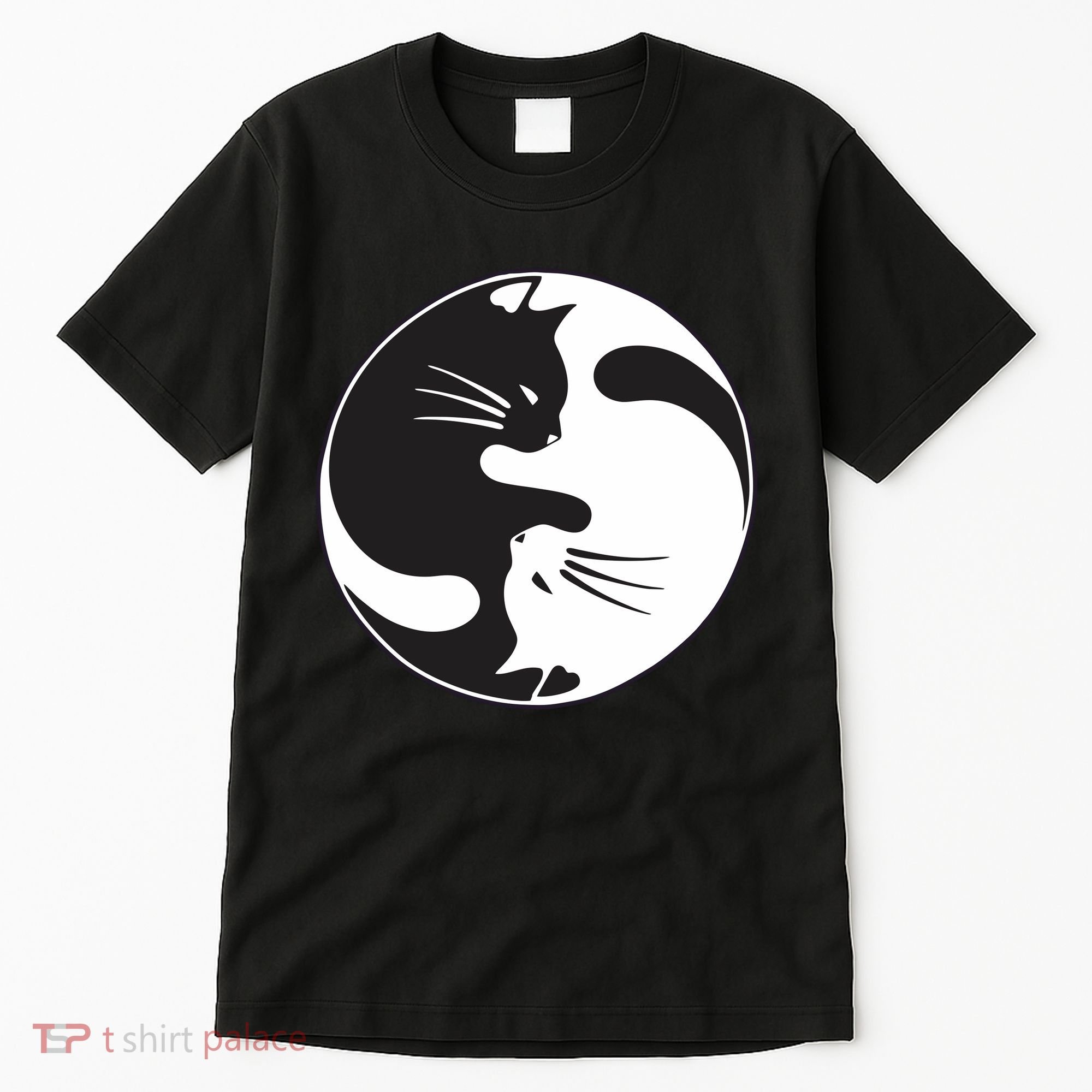 Kawaki Ying Yang Cat Tall T-Shirt