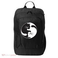 Kawaki Ying Yang Cat City Backpack thumb 0