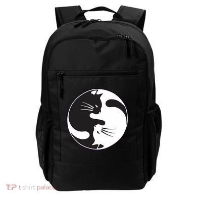 Kawaki Ying Yang Cat Backpack