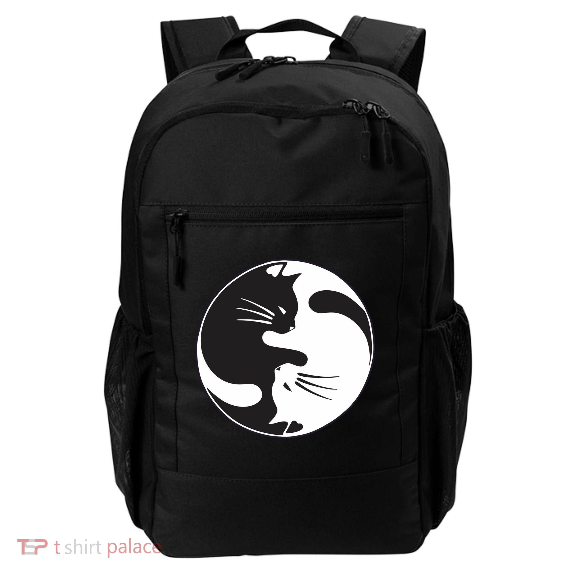 Kawaki Ying Yang Cat Backpack