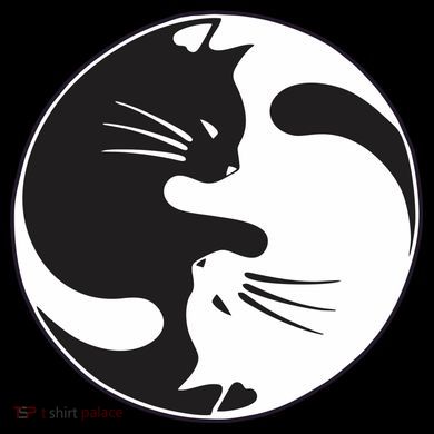 Kawaki Ying Yang Cat Coffee Mug