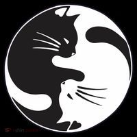 Kawaki Ying Yang Cat Coffee Mug thumb 5
