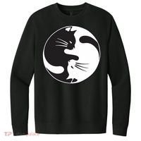 Kawaki Ying Yang Cat V.I.T. Fleece Crew Sweatshirt thumb 0