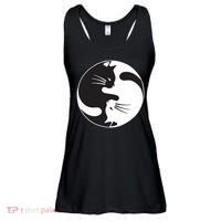 Kawaki Ying Yang Cat Ladies Essential Flowy Tank thumb 0