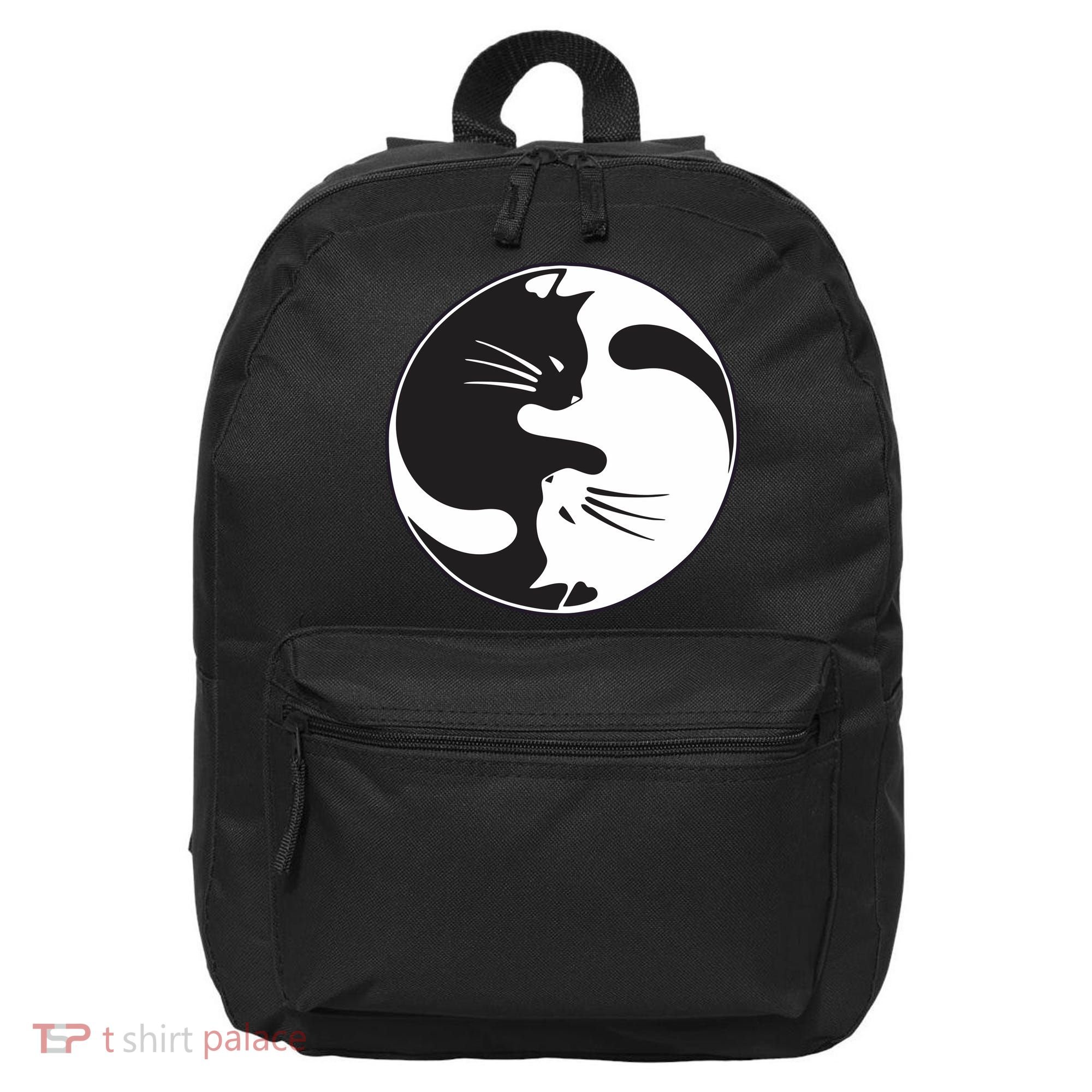 Kawaki Ying Yang Cat 16 in Basic Backpack