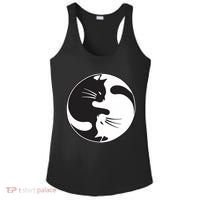 Kawaki Ying Yang Cat Ladies PosiCharge Competitor Racerback Tank thumb 0