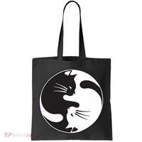Kawaki Ying Yang Cat Tote Bag thumb 0