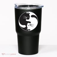 Kawaki Ying Yang Cat Tumbler thumb 0