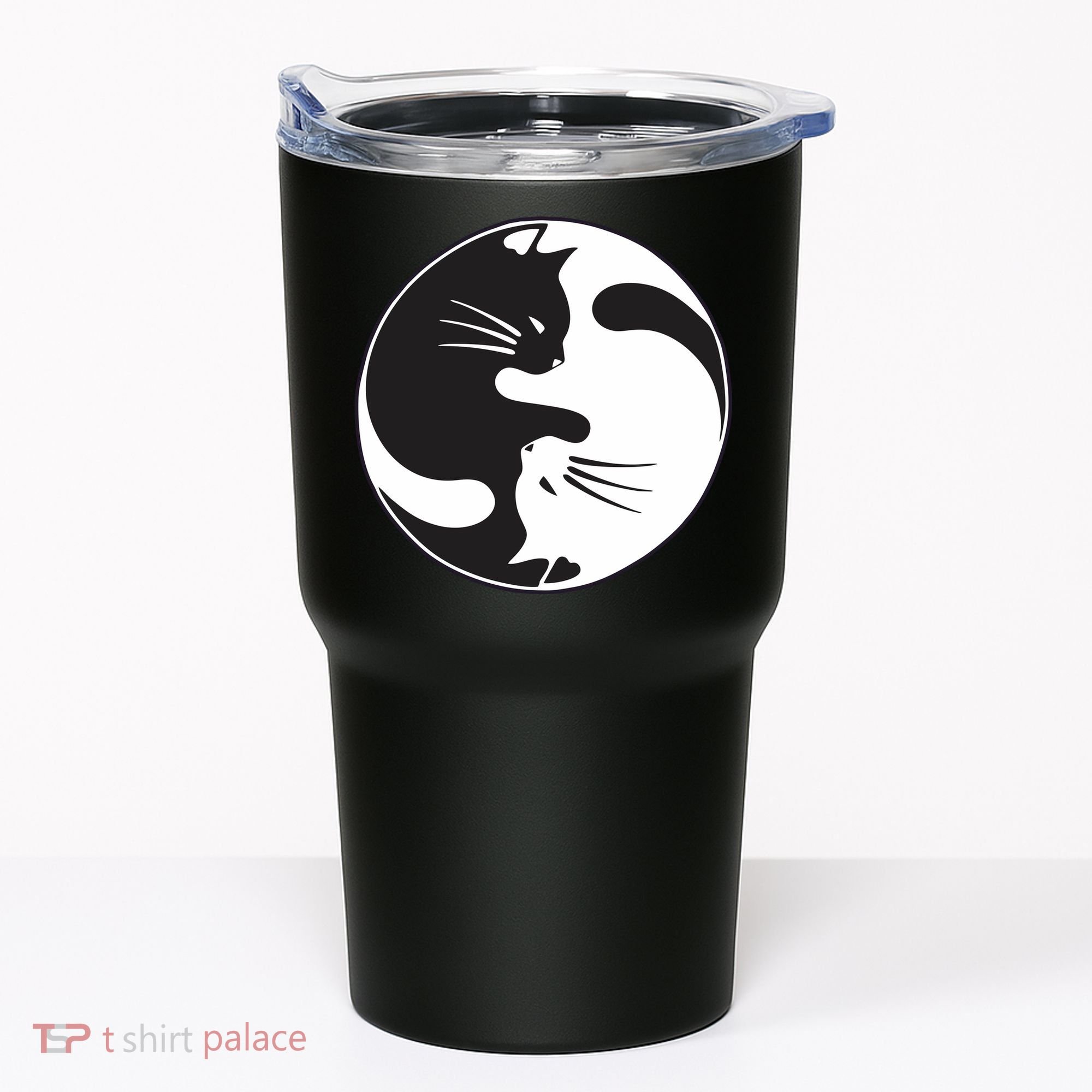 Kawaki Ying Yang Cat Tumbler