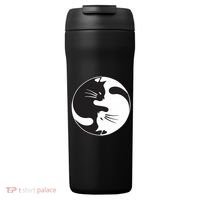 Kawaki Ying Yang Cat 24oz Duet Stainless Steel Tumbler thumb 0