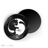 Kawaki Ying Yang Cat Magnet thumb 0