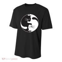 Kawaki Ying Yang Cat Youth Performance Sprint T-Shirt thumb 0