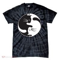 Kawaki Ying Yang Cat Tie-Dye T-Shirt thumb 0