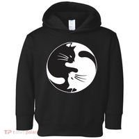 Kawaki Ying Yang Cat Toddler Hoodie thumb 0