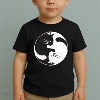 Kawaki Ying Yang Cat Toddler T-Shirt thumb 2