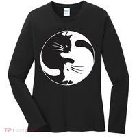Kawaki Ying Yang Cat Women's Long Sleeve Shirt thumb 0