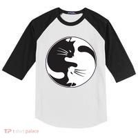 Kawaki Ying Yang Cat Kids Colorblock Raglan Jersey thumb 0