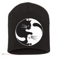 Kawaki Ying Yang Cat Short Acrylic Beanie thumb 0
