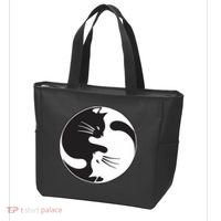 Kawaki Ying Yang Cat Tote Bag thumb 3