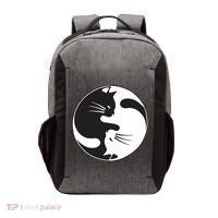 Kawaki Ying Yang Cat Vector Backpack thumb 0