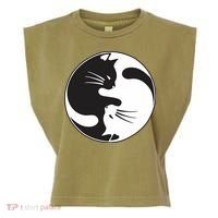 Kawaki Ying Yang Cat Garment-Dyed Women's Muscle Tee thumb 0