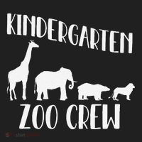 Kindergarten Zoo Crew Funny Circus Animal Lover Back School Beanie thumb 2